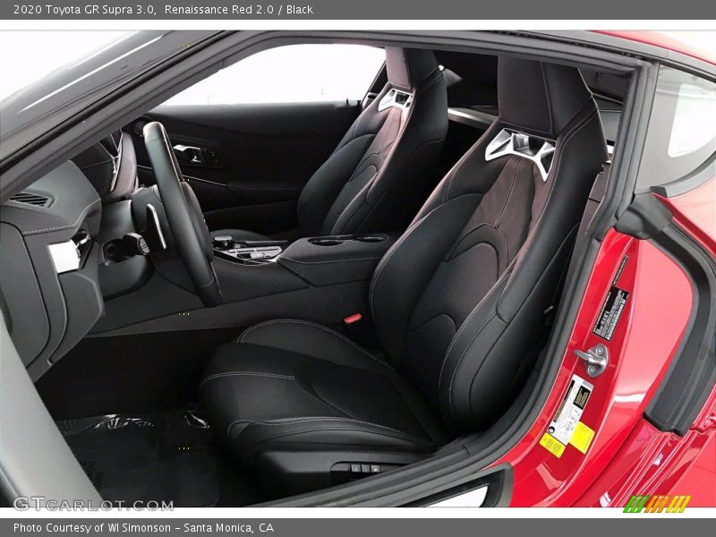 Front Seat of 2020 GR Supra 3.0