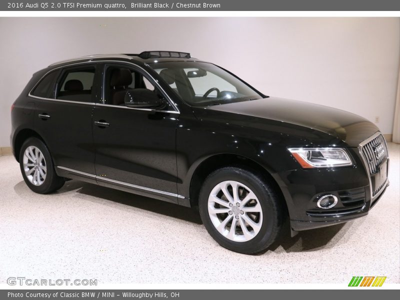 Brilliant Black / Chestnut Brown 2016 Audi Q5 2.0 TFSI Premium quattro