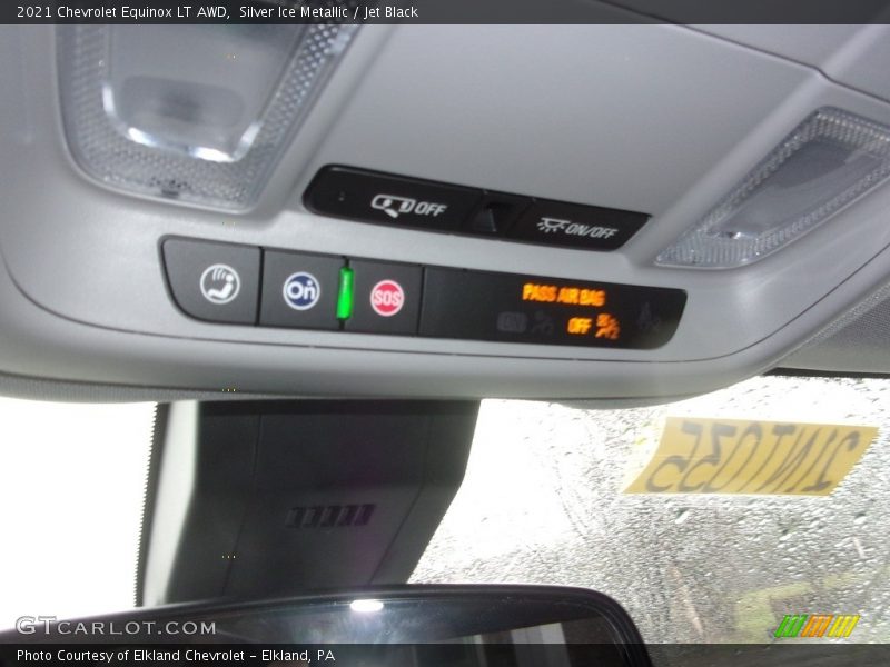 Silver Ice Metallic / Jet Black 2021 Chevrolet Equinox LT AWD