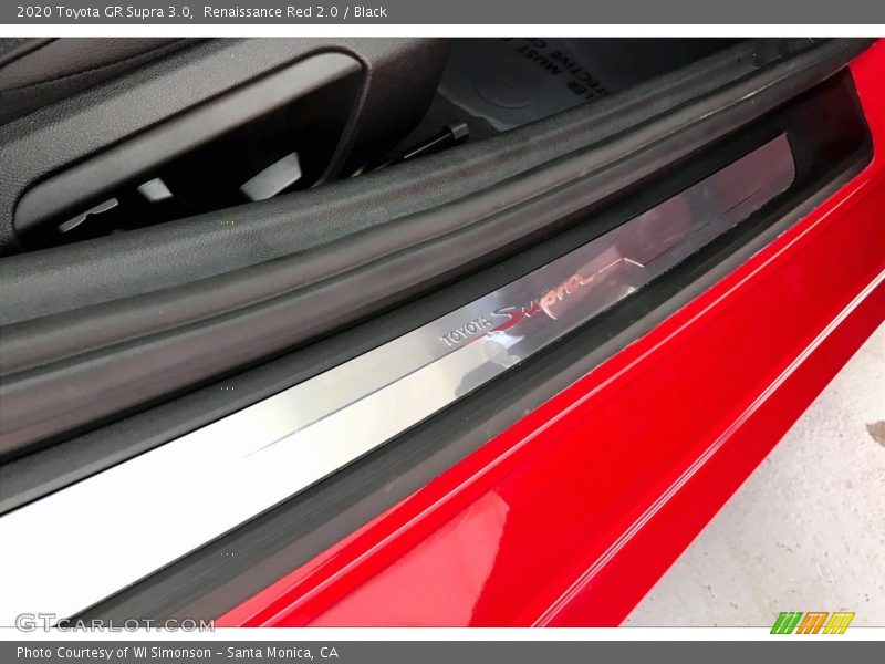 Renaissance Red 2.0 / Black 2020 Toyota GR Supra 3.0