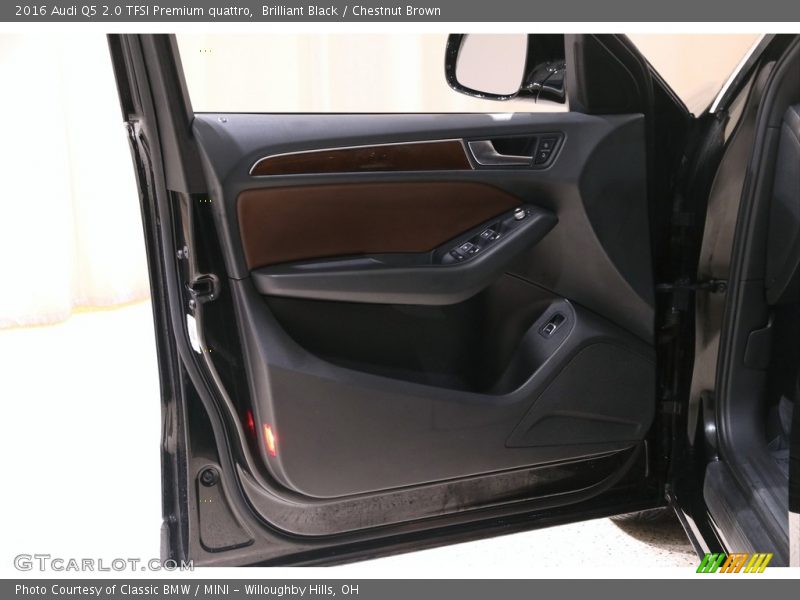 Brilliant Black / Chestnut Brown 2016 Audi Q5 2.0 TFSI Premium quattro