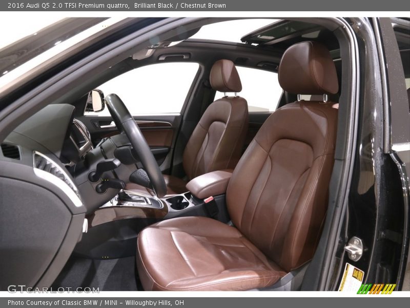 Brilliant Black / Chestnut Brown 2016 Audi Q5 2.0 TFSI Premium quattro