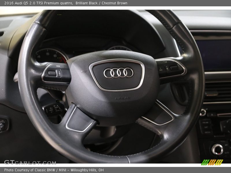 Brilliant Black / Chestnut Brown 2016 Audi Q5 2.0 TFSI Premium quattro