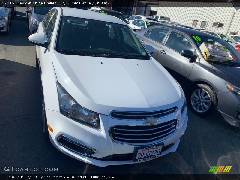 Summit White / Jet Black 2016 Chevrolet Cruze Limited LTZ