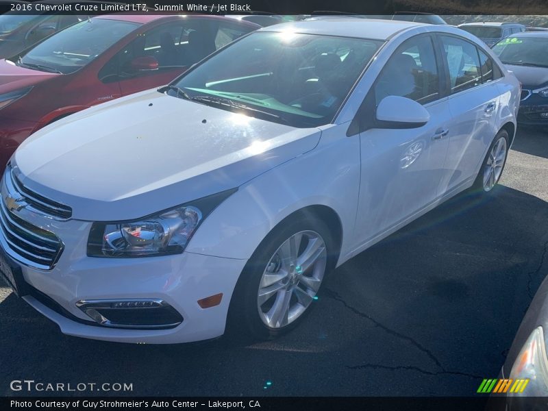 Summit White / Jet Black 2016 Chevrolet Cruze Limited LTZ