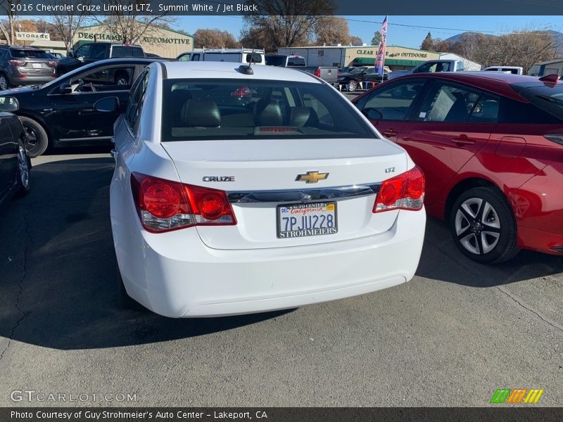 Summit White / Jet Black 2016 Chevrolet Cruze Limited LTZ