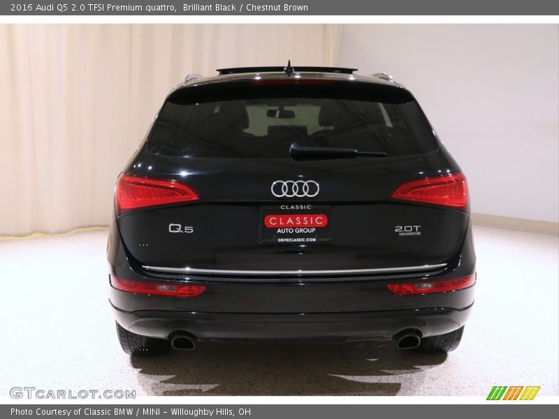 Brilliant Black / Chestnut Brown 2016 Audi Q5 2.0 TFSI Premium quattro