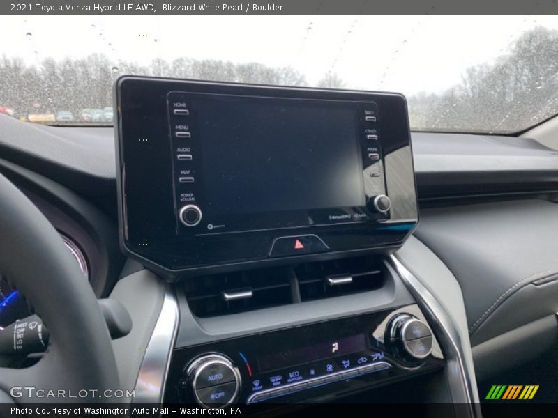Blizzard White Pearl / Boulder 2021 Toyota Venza Hybrid LE AWD