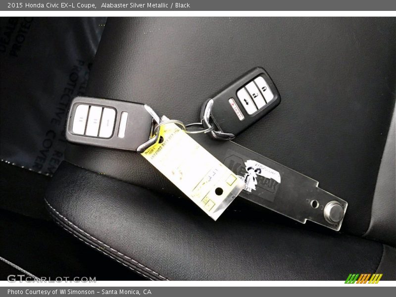Keys of 2015 Civic EX-L Coupe