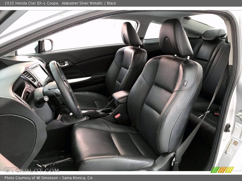 Front Seat of 2015 Civic EX-L Coupe