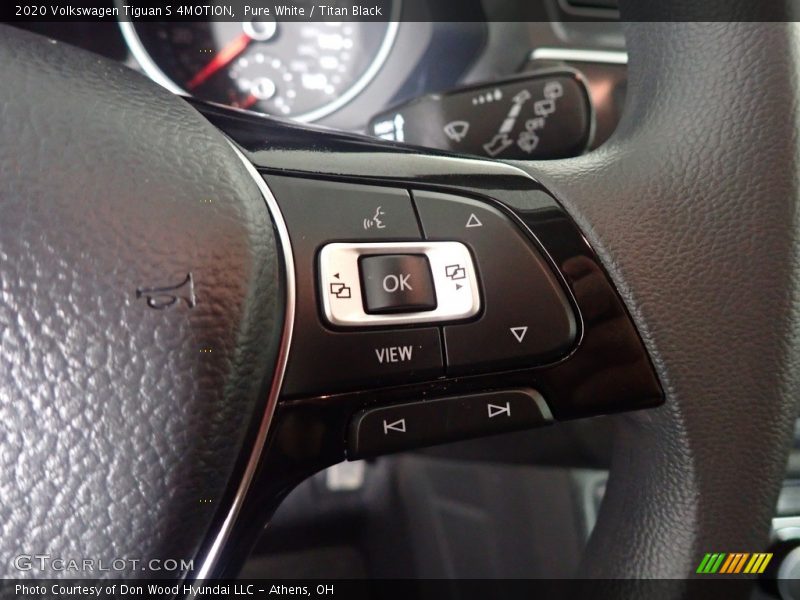 Pure White / Titan Black 2020 Volkswagen Tiguan S 4MOTION