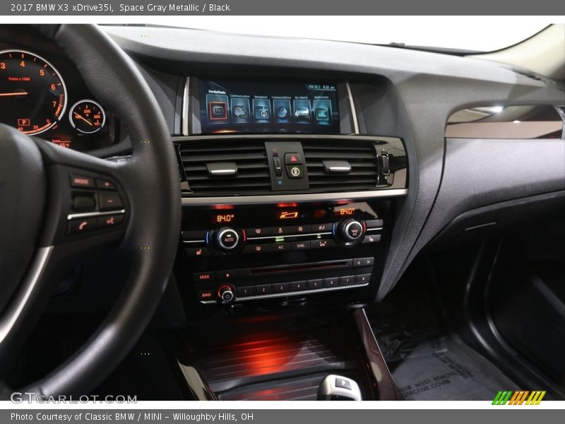 Space Gray Metallic / Black 2017 BMW X3 xDrive35i