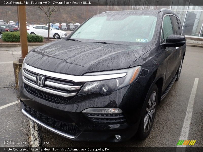 Crystal Black Pearl / Black 2016 Honda Pilot Touring AWD
