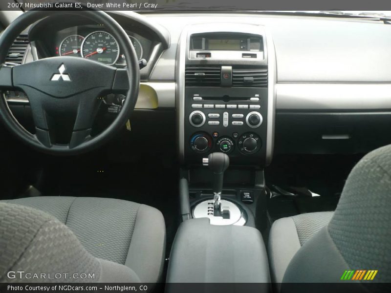 Dover White Pearl / Gray 2007 Mitsubishi Galant ES