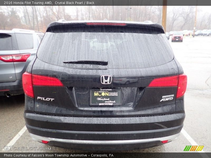 Crystal Black Pearl / Black 2016 Honda Pilot Touring AWD