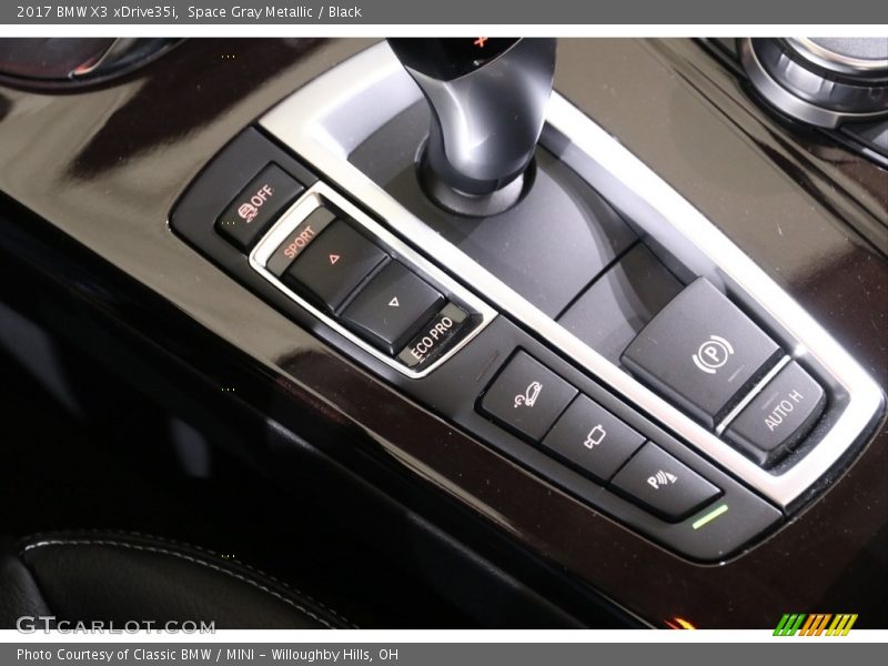 Space Gray Metallic / Black 2017 BMW X3 xDrive35i