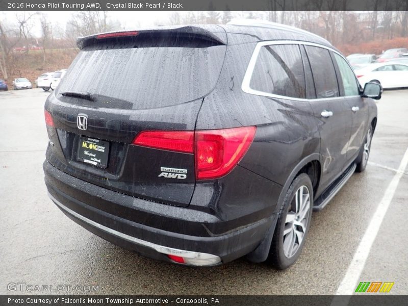 Crystal Black Pearl / Black 2016 Honda Pilot Touring AWD