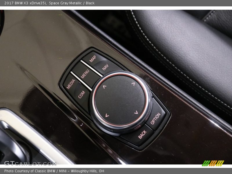 Space Gray Metallic / Black 2017 BMW X3 xDrive35i
