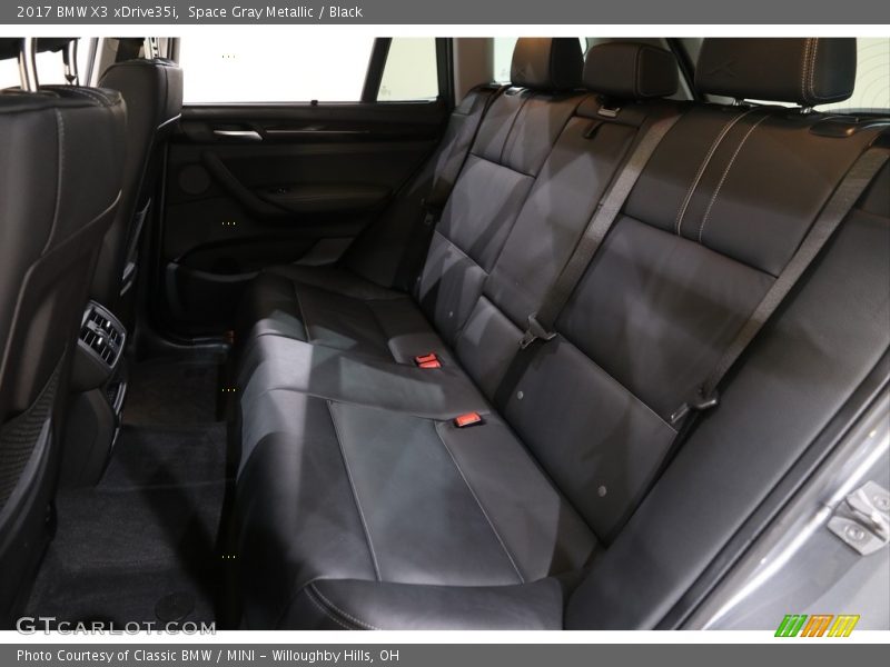 Space Gray Metallic / Black 2017 BMW X3 xDrive35i