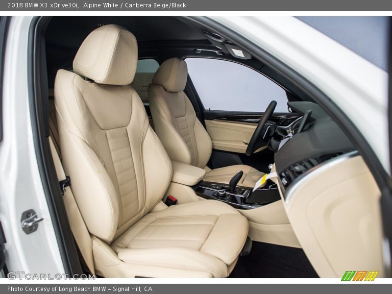 Alpine White / Canberra Beige/Black 2018 BMW X3 xDrive30i