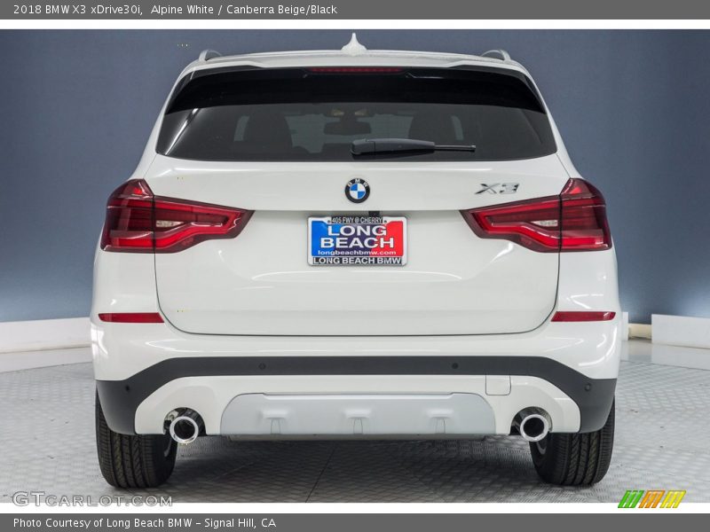 Alpine White / Canberra Beige/Black 2018 BMW X3 xDrive30i