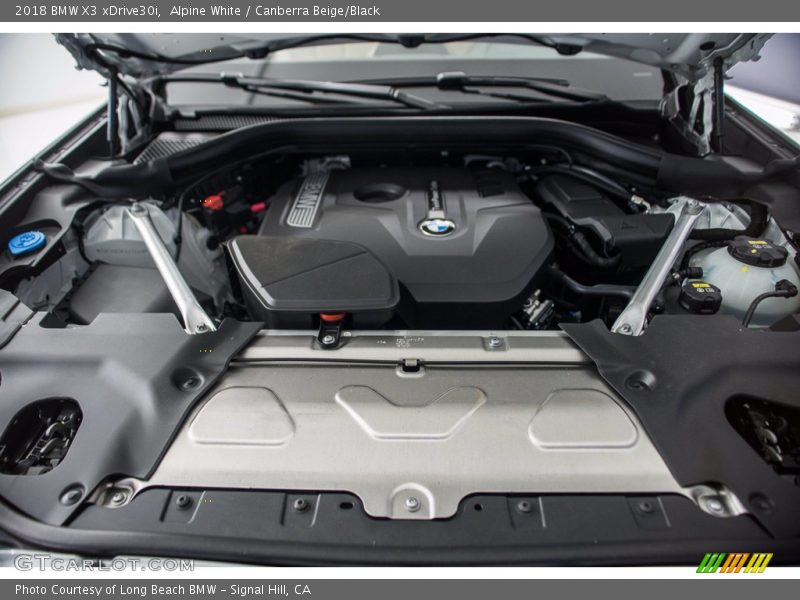 Alpine White / Canberra Beige/Black 2018 BMW X3 xDrive30i
