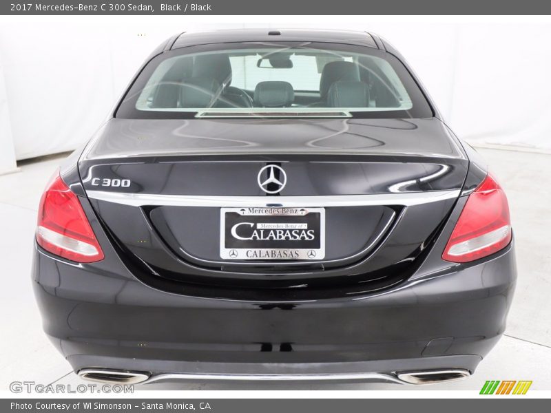 Black / Black 2017 Mercedes-Benz C 300 Sedan