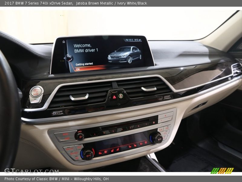 Jatoba Brown Metallic / Ivory White/Black 2017 BMW 7 Series 740i xDrive Sedan