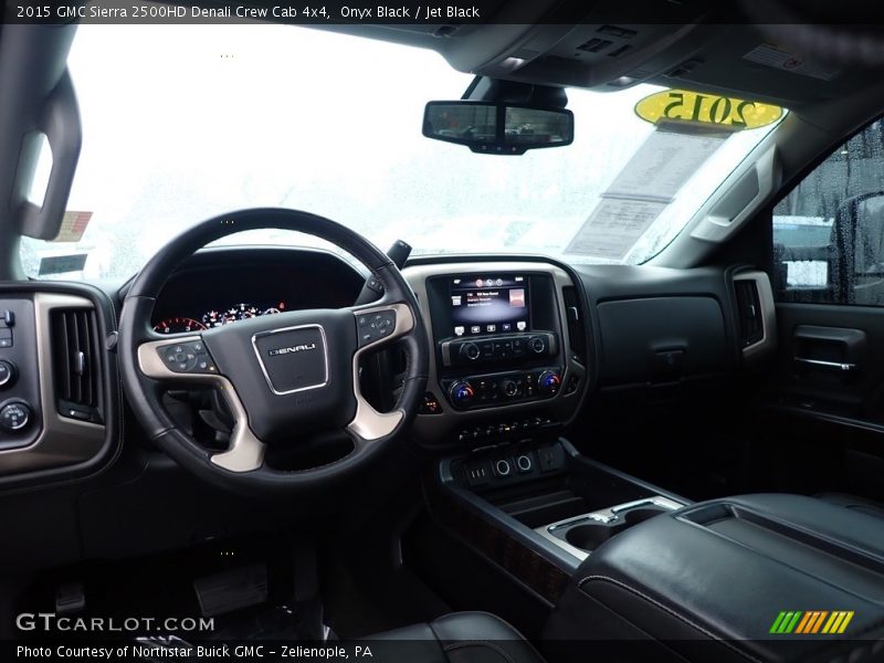 Onyx Black / Jet Black 2015 GMC Sierra 2500HD Denali Crew Cab 4x4