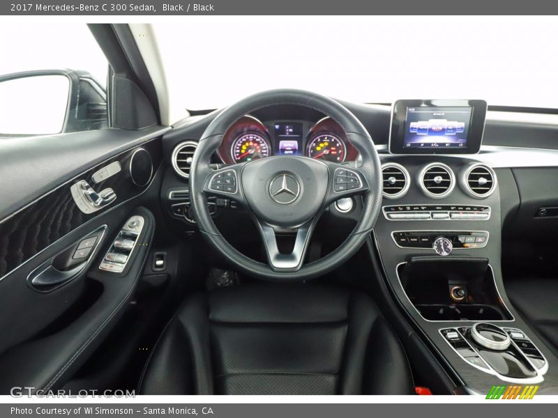 Black / Black 2017 Mercedes-Benz C 300 Sedan