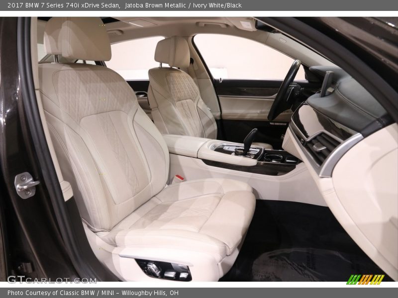Jatoba Brown Metallic / Ivory White/Black 2017 BMW 7 Series 740i xDrive Sedan