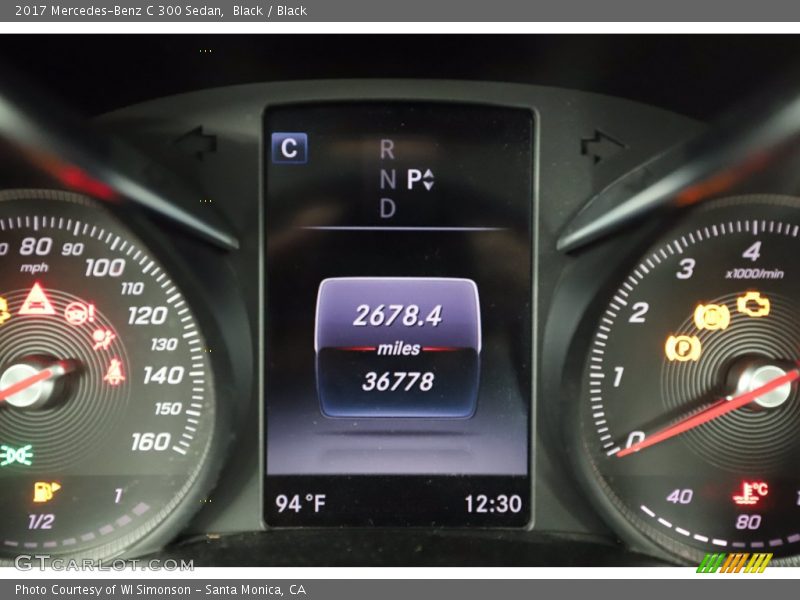 Black / Black 2017 Mercedes-Benz C 300 Sedan