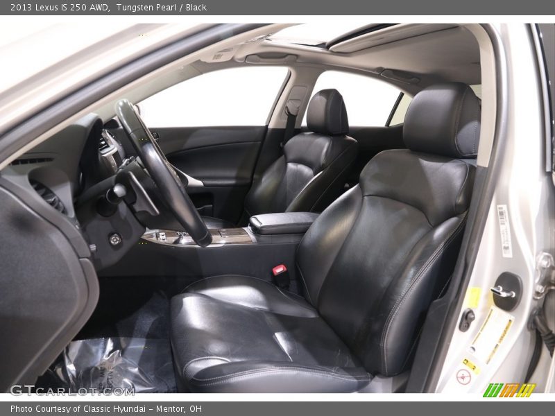 Tungsten Pearl / Black 2013 Lexus IS 250 AWD