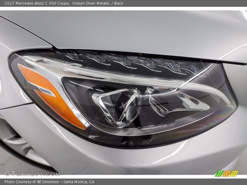 Iridium Silver Metallic / Black 2017 Mercedes-Benz C 300 Coupe