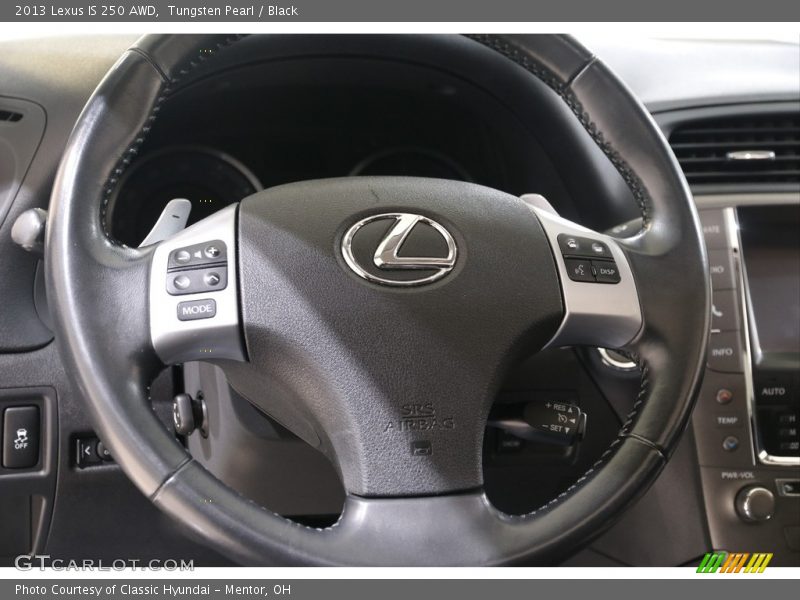 Tungsten Pearl / Black 2013 Lexus IS 250 AWD