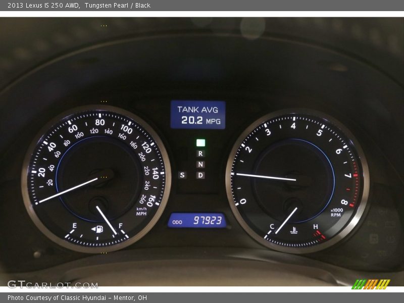 Tungsten Pearl / Black 2013 Lexus IS 250 AWD
