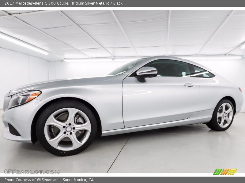 Iridium Silver Metallic / Black 2017 Mercedes-Benz C 300 Coupe