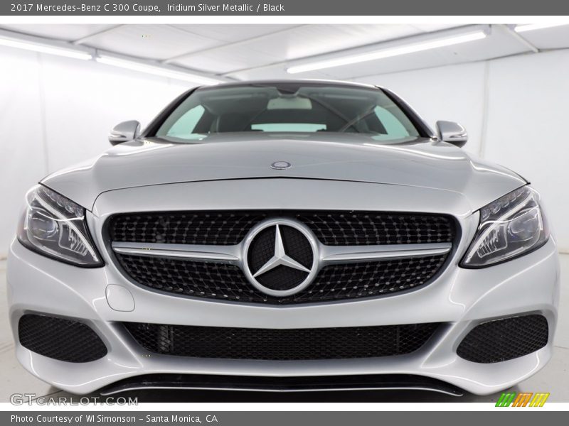 Iridium Silver Metallic / Black 2017 Mercedes-Benz C 300 Coupe