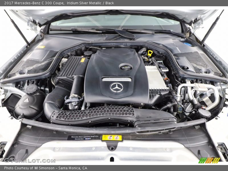 Iridium Silver Metallic / Black 2017 Mercedes-Benz C 300 Coupe