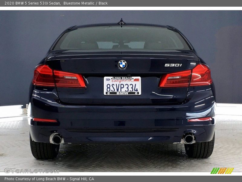 Bluestone Metallic / Black 2020 BMW 5 Series 530i Sedan