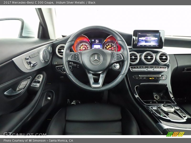 Iridium Silver Metallic / Black 2017 Mercedes-Benz C 300 Coupe