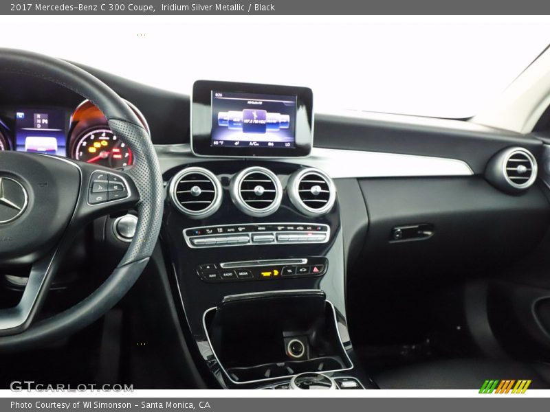 Iridium Silver Metallic / Black 2017 Mercedes-Benz C 300 Coupe