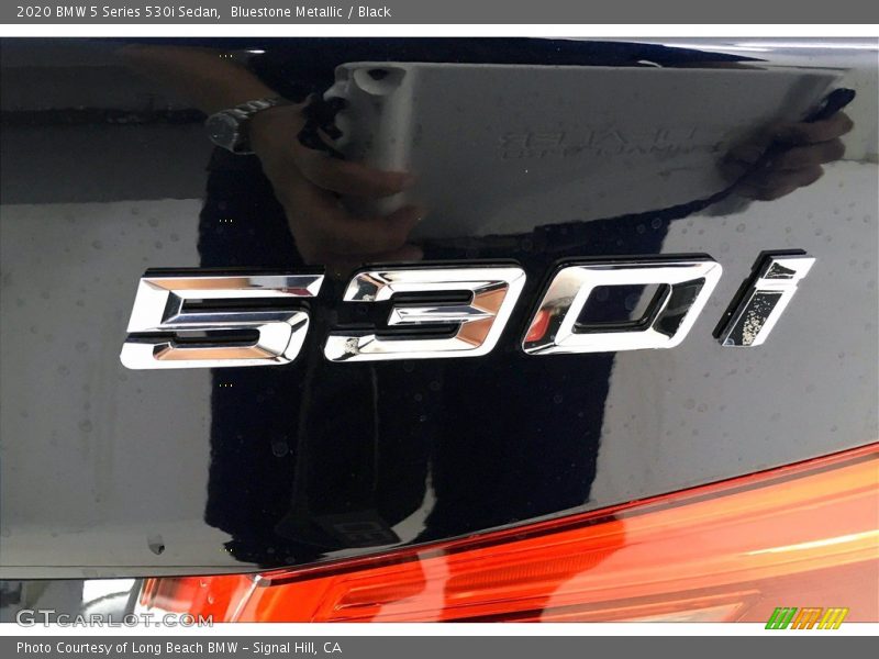 Bluestone Metallic / Black 2020 BMW 5 Series 530i Sedan