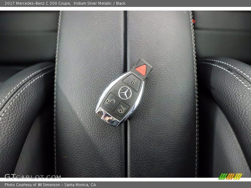 Iridium Silver Metallic / Black 2017 Mercedes-Benz C 300 Coupe