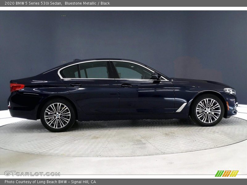 Bluestone Metallic / Black 2020 BMW 5 Series 530i Sedan