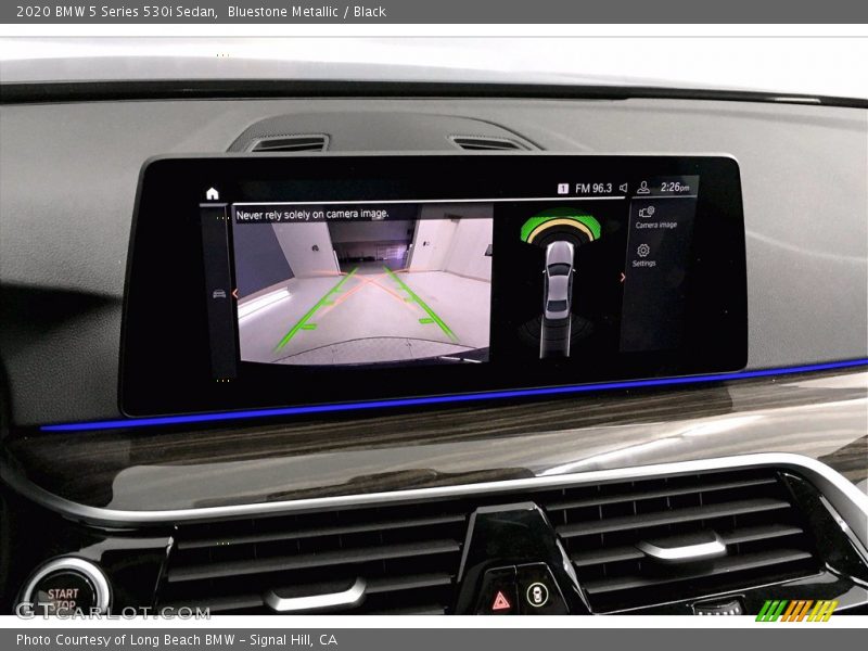 Bluestone Metallic / Black 2020 BMW 5 Series 530i Sedan