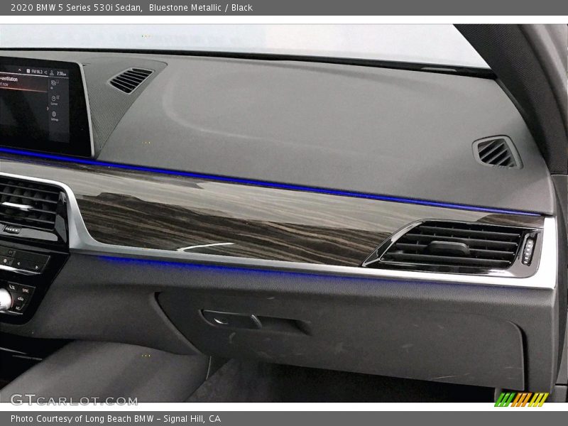 Bluestone Metallic / Black 2020 BMW 5 Series 530i Sedan