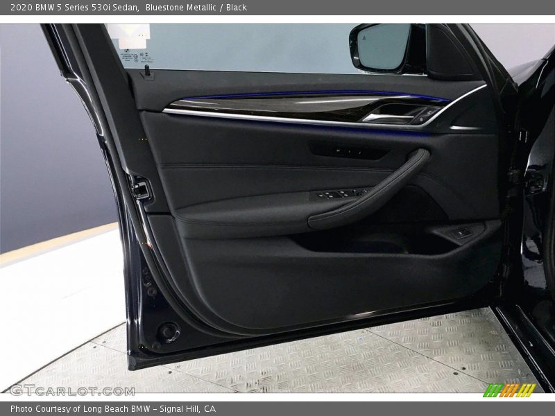 Bluestone Metallic / Black 2020 BMW 5 Series 530i Sedan