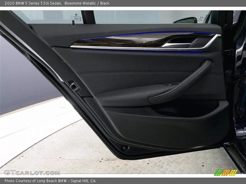 Bluestone Metallic / Black 2020 BMW 5 Series 530i Sedan