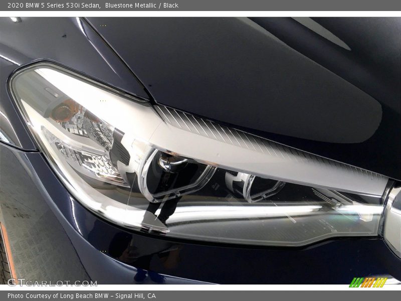 Bluestone Metallic / Black 2020 BMW 5 Series 530i Sedan